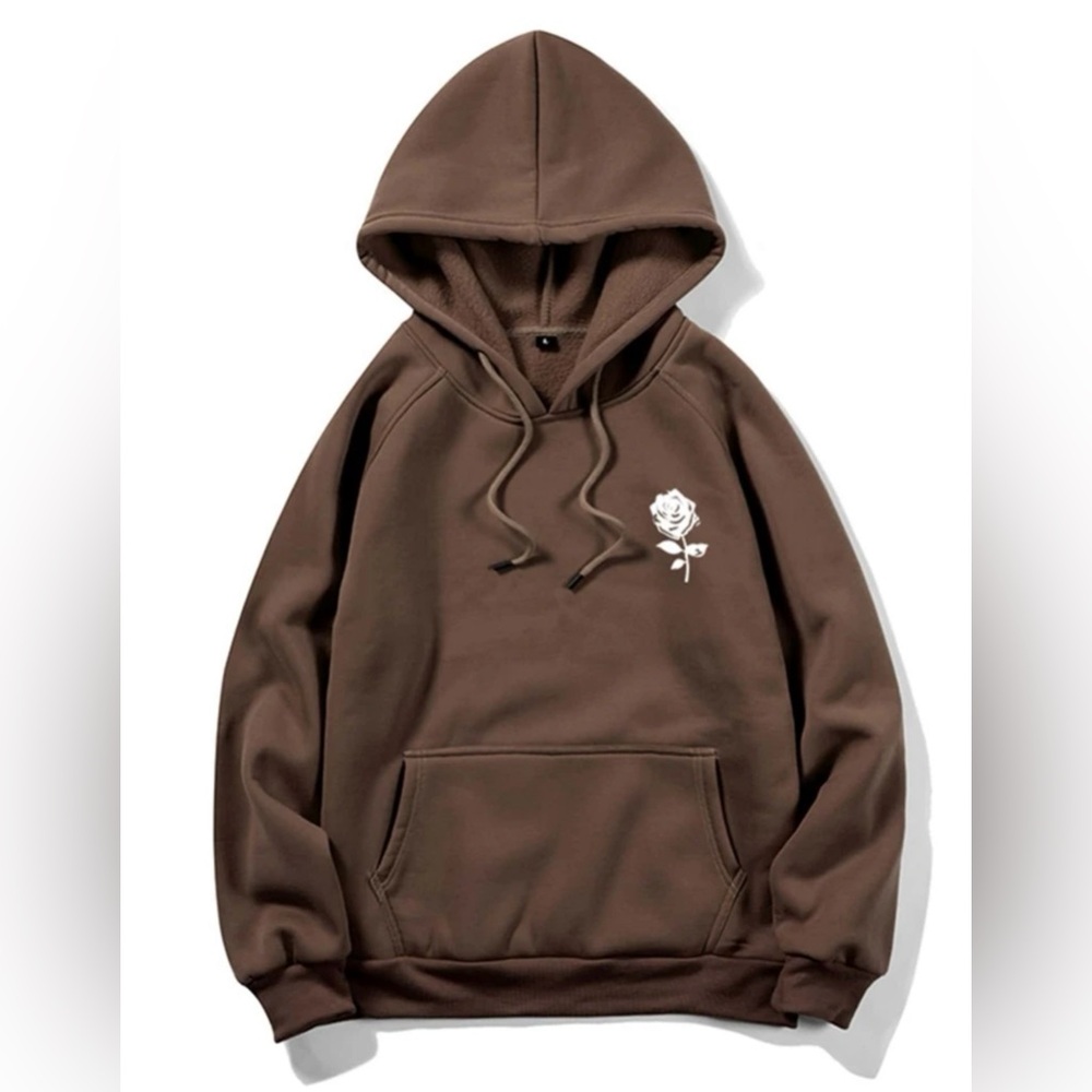 Men Rose Hoodie